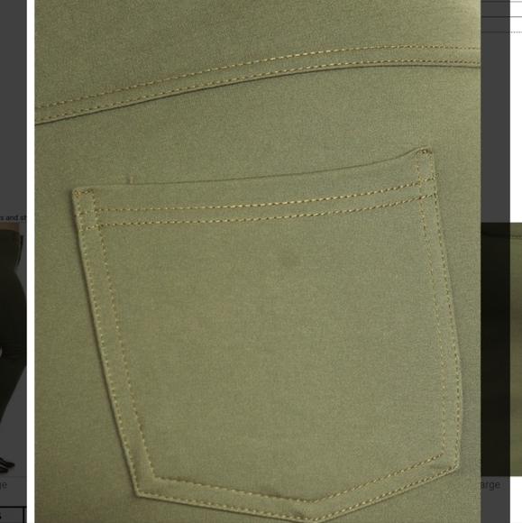 Women's Jean Look Buttery Soft Jeggings 01 - Picture 5 of 6